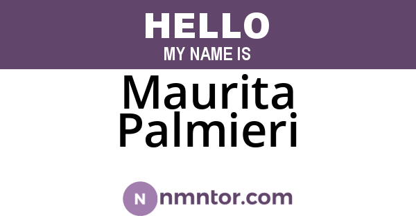 Maurita Palmieri