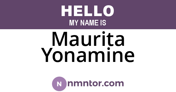 Maurita Yonamine