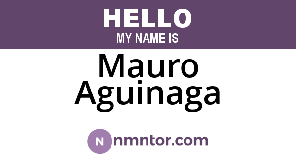 Mauro Aguinaga
