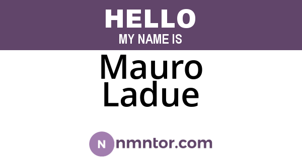 Mauro Ladue
