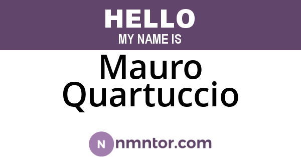 Mauro Quartuccio