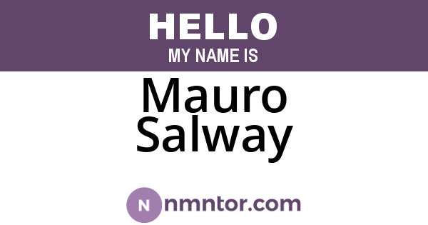 Mauro Salway