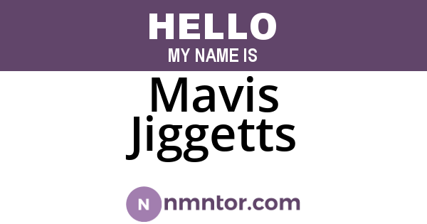 Mavis Jiggetts