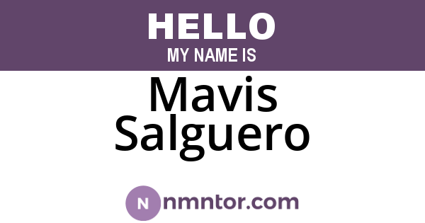 Mavis Salguero
