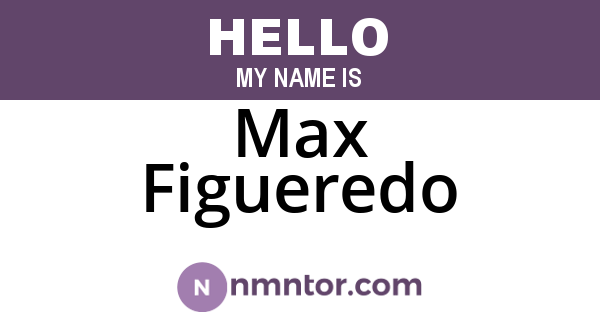 Max Figueredo