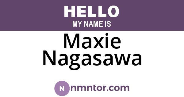 Maxie Nagasawa