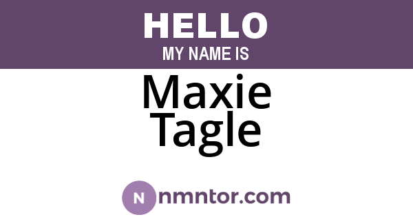 Maxie Tagle