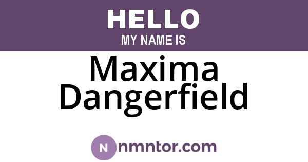 Maxima Dangerfield