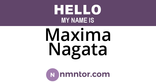 Maxima Nagata