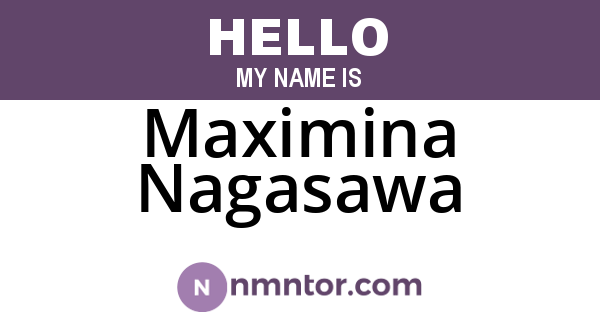 Maximina Nagasawa