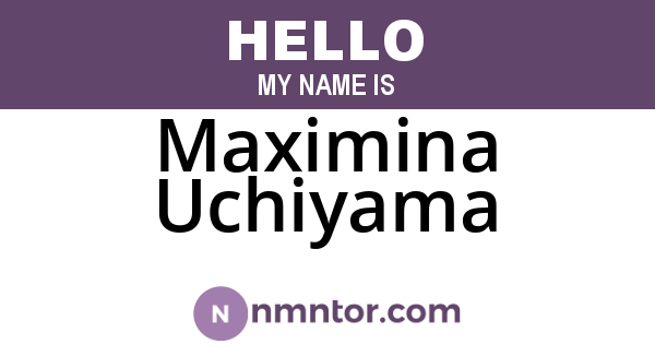 Maximina Uchiyama