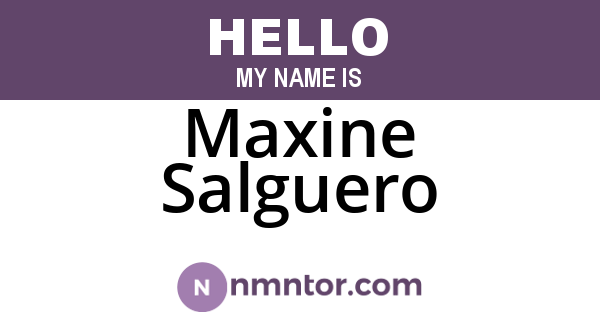 Maxine Salguero