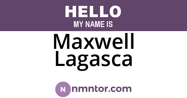 Maxwell Lagasca