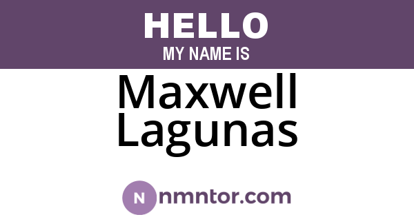 Maxwell Lagunas