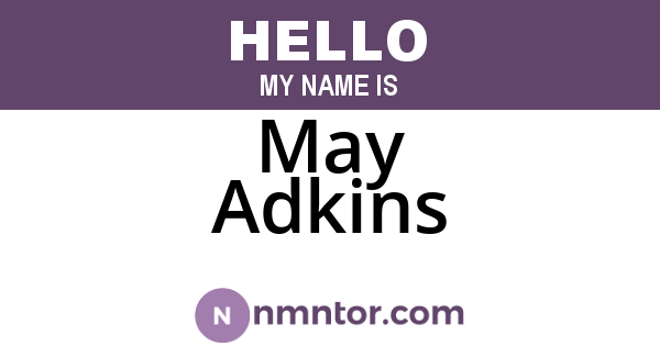 May Adkins