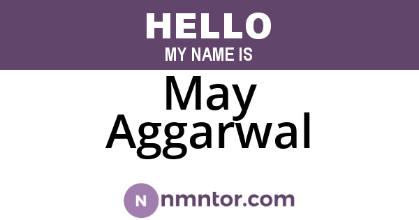 May Aggarwal