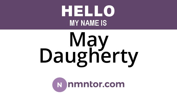 May Daugherty