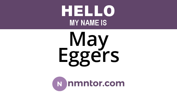 May Eggers