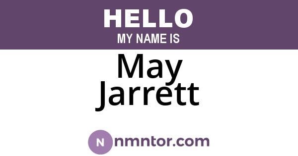 May Jarrett
