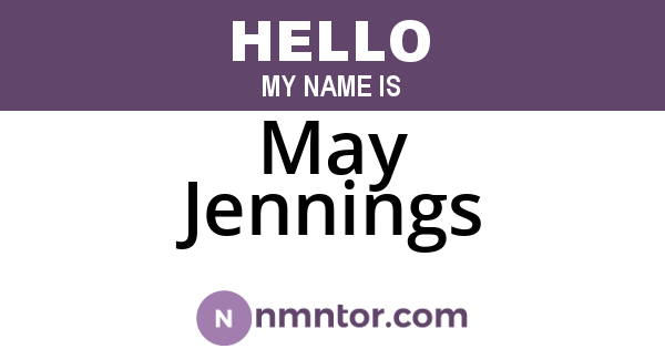 May Jennings