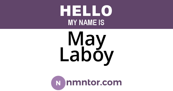 May Laboy