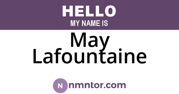 May Lafountaine