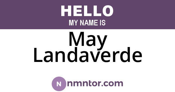 May Landaverde