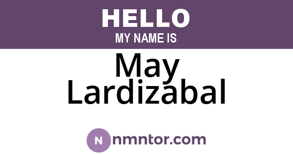 May Lardizabal