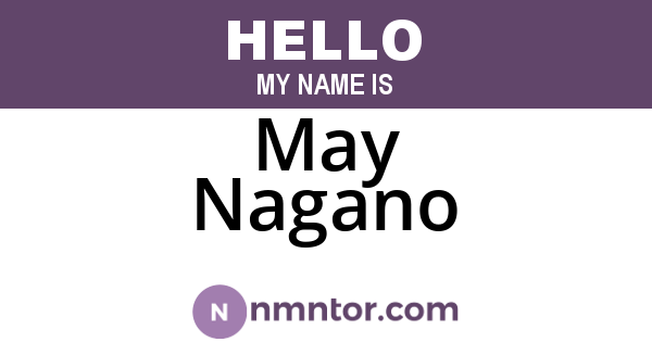 May Nagano