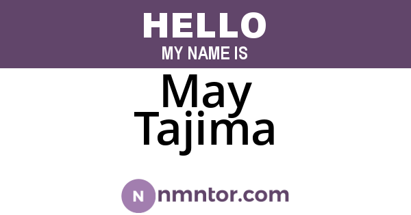 May Tajima