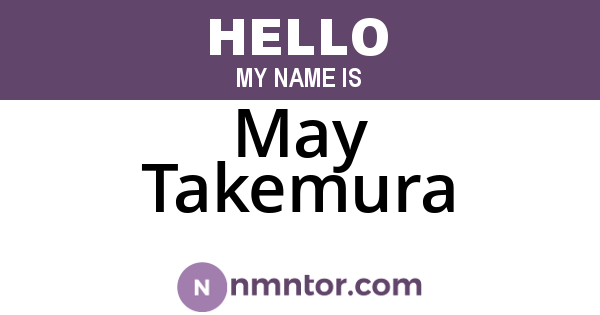 May Takemura