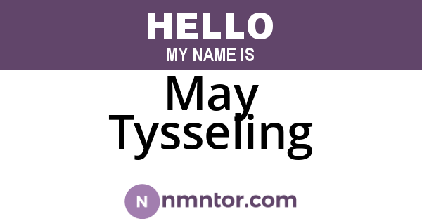 May Tysseling
