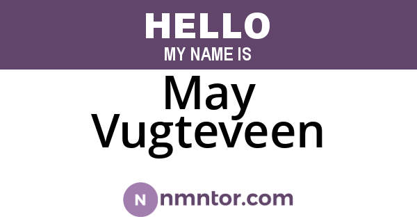 May Vugteveen
