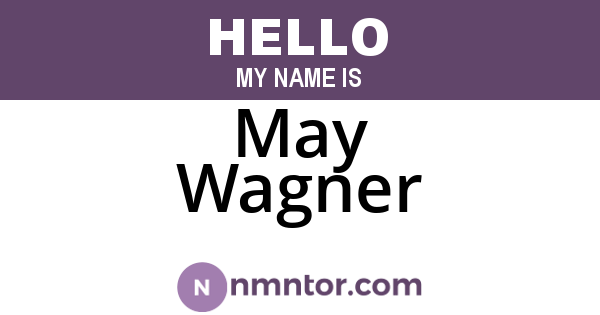 May Wagner