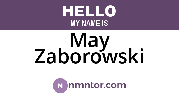 May Zaborowski