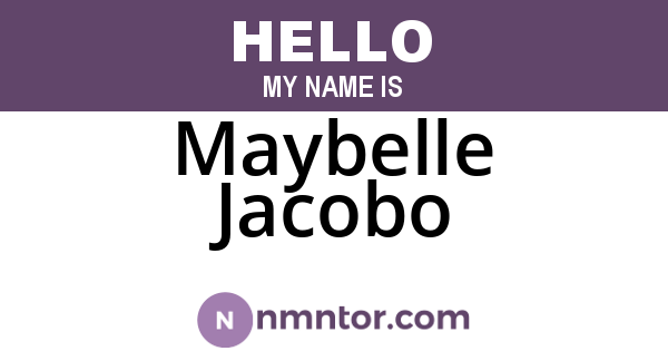 Maybelle Jacobo