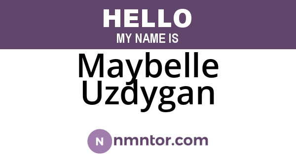 Maybelle Uzdygan