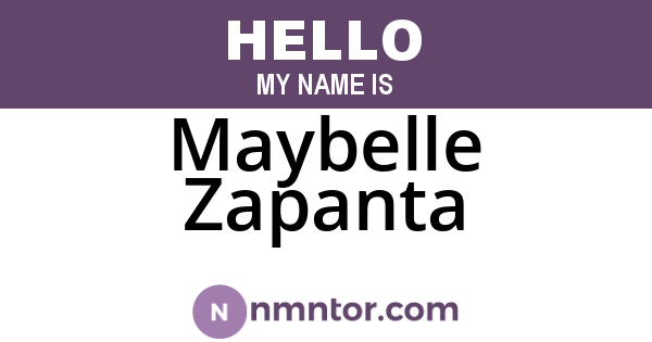 Maybelle Zapanta