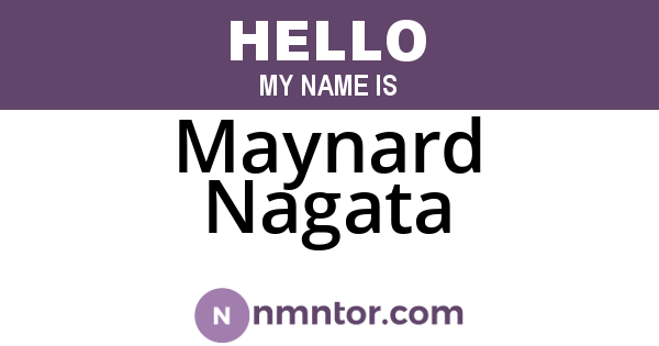 Maynard Nagata