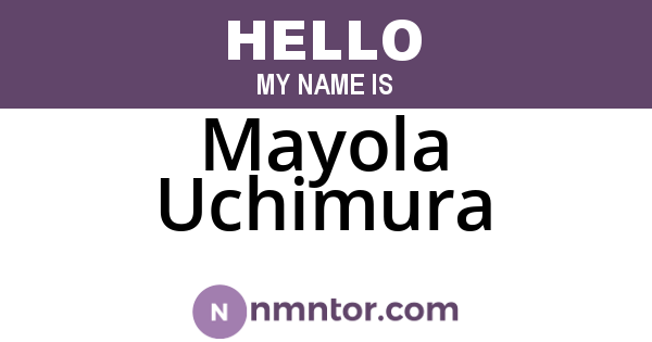 Mayola Uchimura