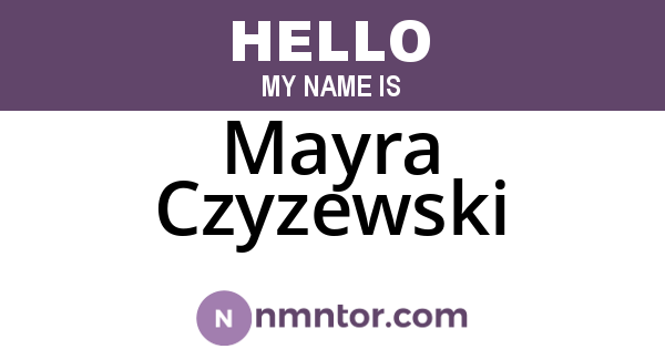Mayra Czyzewski