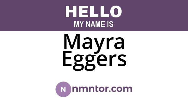 Mayra Eggers