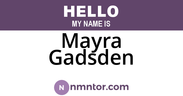 Mayra Gadsden