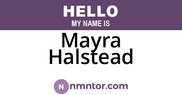 Mayra Halstead