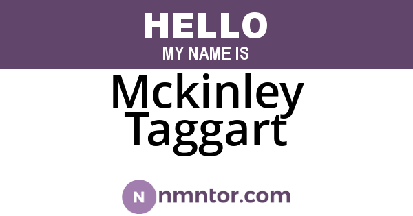 Mckinley Taggart