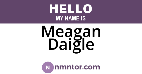 Meagan Daigle