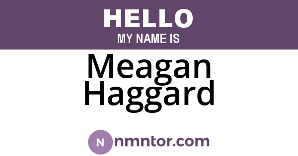 Meagan Haggard