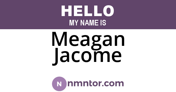 Meagan Jacome