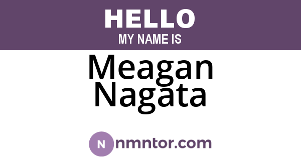 Meagan Nagata