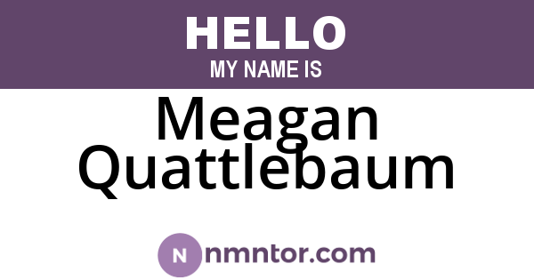 Meagan Quattlebaum